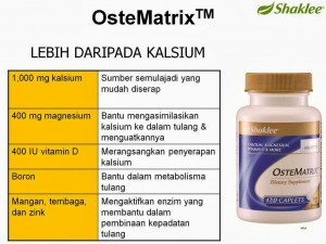 Ostematrix Membekalkan Khasiat Magnesium kepada tubuh