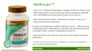Herblax berfungsi detox usus