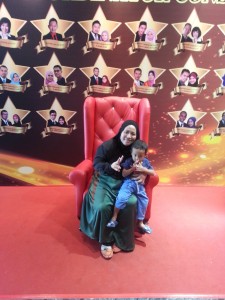 Hari pertama National Conference bersama anakanda