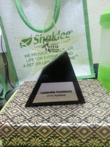 Trofi saya Consistency Award