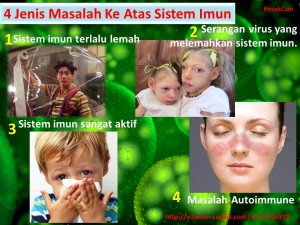 4 Masalah ke atas sistem imun