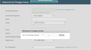 Carian Maklumat Ibu Bapa