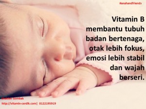Vitamin B diperlukan untuk fungsi saraf bayi