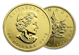 Syiling Emas Yang dikeluarkan oleh Canadian Gold Maple Leaf merupakan emas paling tulen di dunia