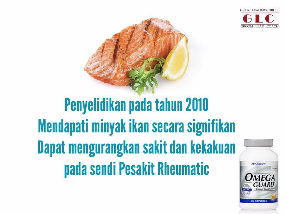 Minyak ikan dengan khasiat asid lemak omega 3 membantu kesihatan sendi