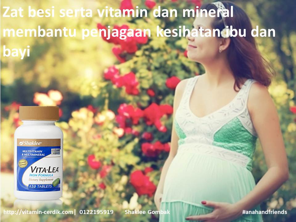 Vitalea mengandungi vitamin dan mineral mencukupi untuk tumbesaran bayi dalam kandungan