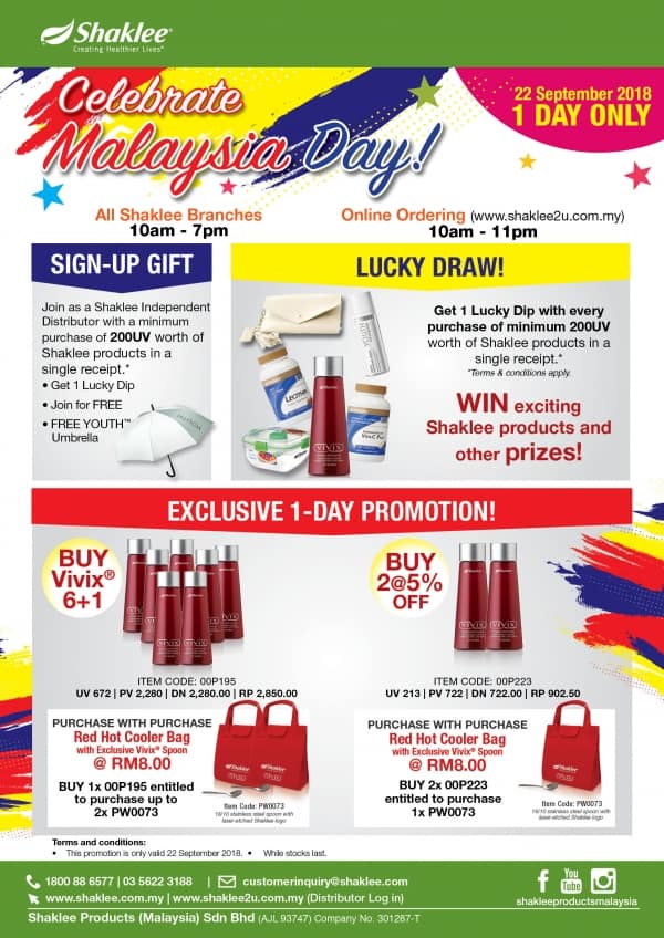 Vivix Harga Murah Sempena Hari Malaysia