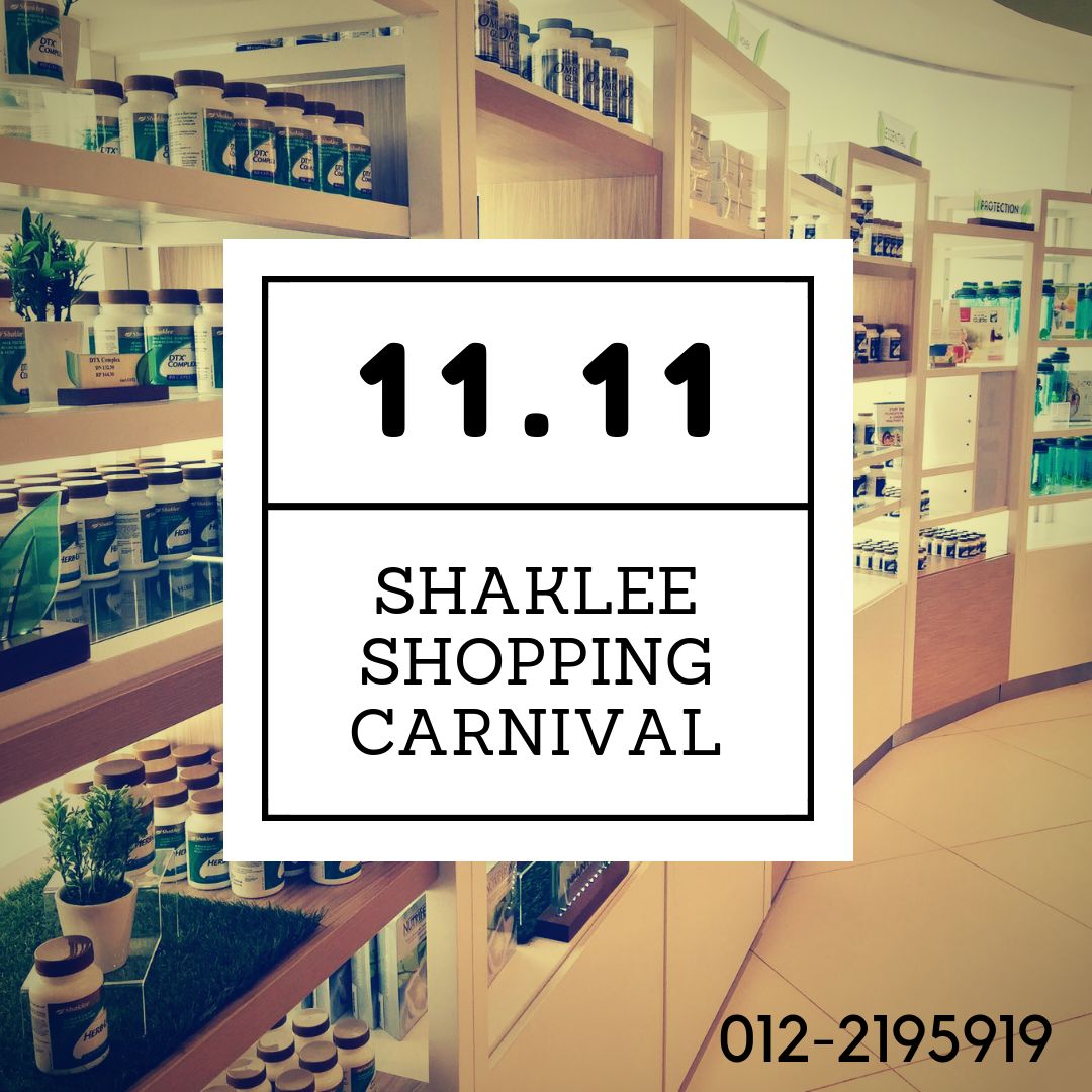 Shaklee Sale Tak Masuk Akal 11.11.2018