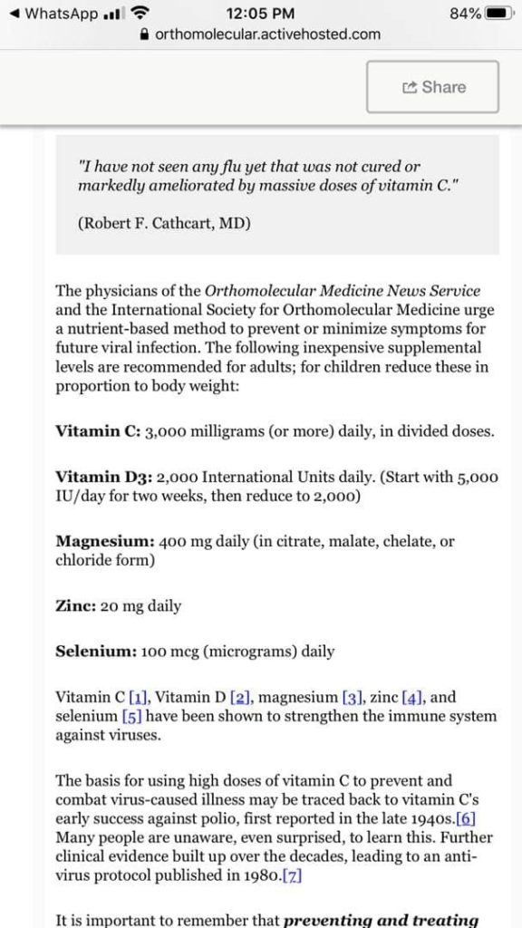 Cadangan beberapa vitamin lain bersama-sama vitamin C untuk bantu cegah corona virus
