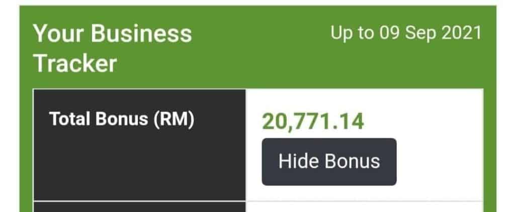 Income 9 hari bersama Shaklee sudah cecah RM20 ribu