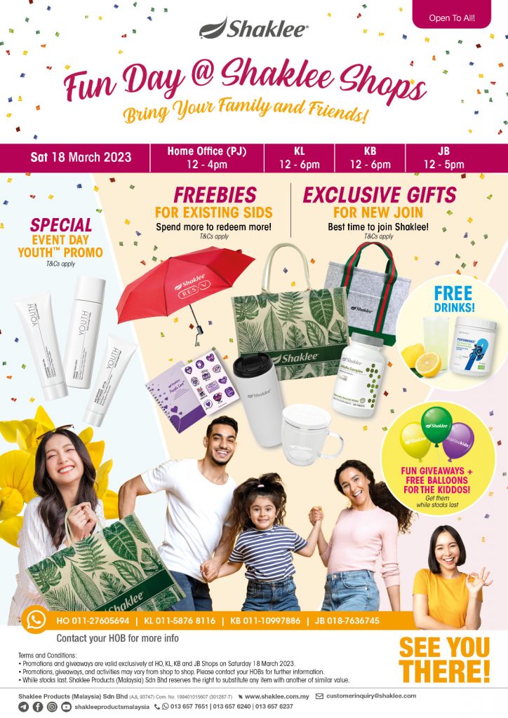 Poster Shaklee Fun Day Mac 2023