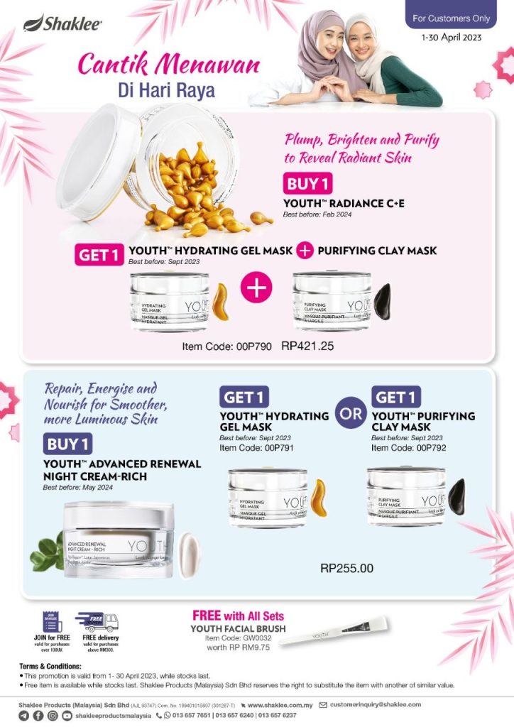 Set Youth Shaklee promo April 2023