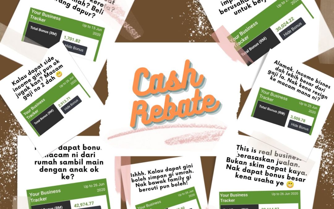 Cash Rebate Shaklee, Satu Cara Makan Vitamin Percuma
