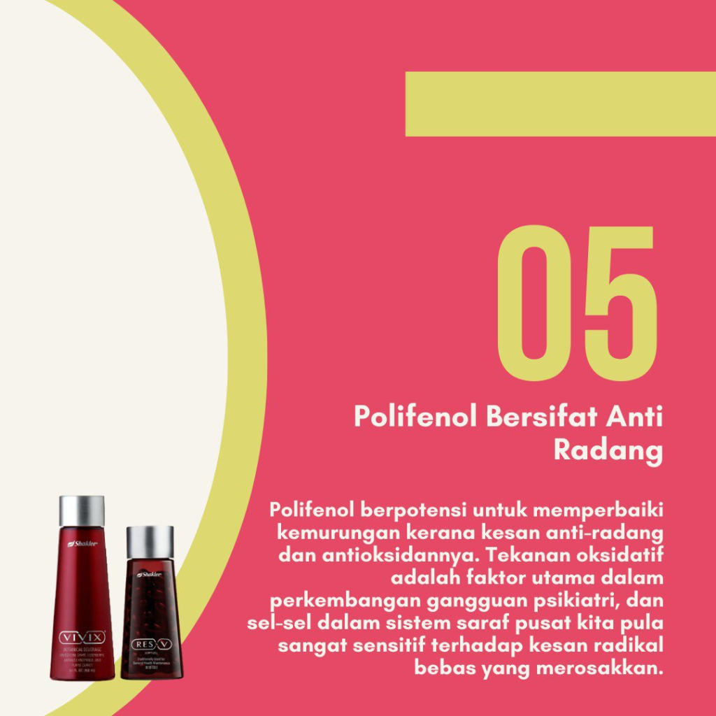 Polifenol bersifat anti radang