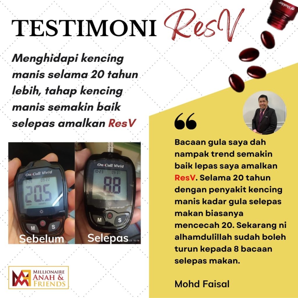 Testimoni kencing manis ResV