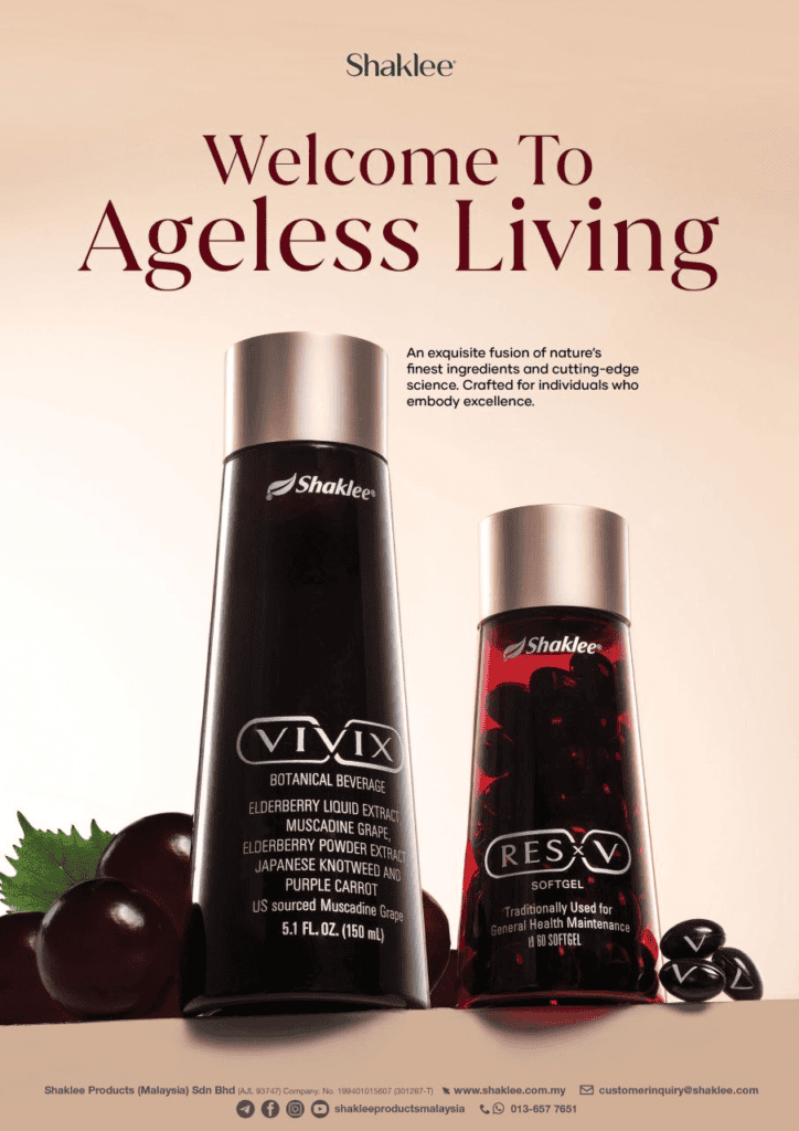 Vivix Shaklee gout bersama Anggur Muscadine. Menekankan kuasa polifenol gout shaklee (Resveratrol) sebagai antioksidan