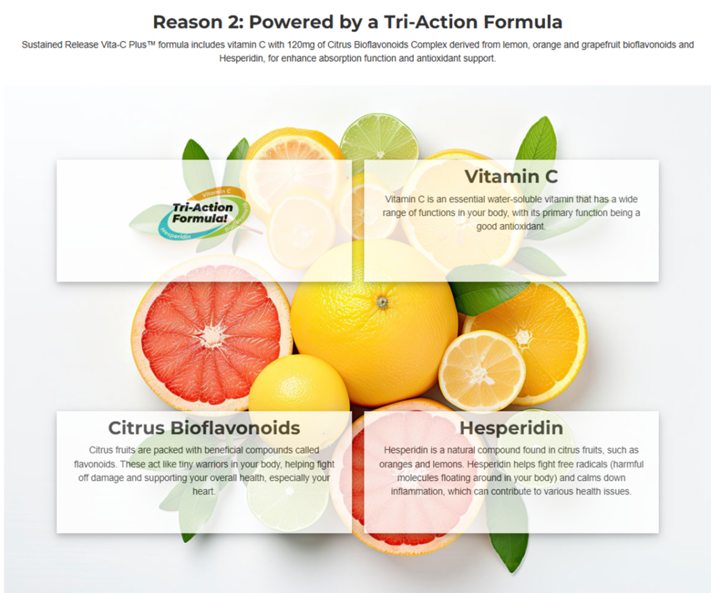 Keistimewaan Vitamin C Shaklee